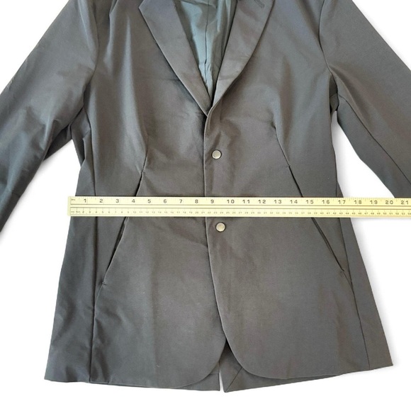Five Four FF.LA Women's Nomad Blazer Size Small Navy Blue Athleisure Full Snap - Picture 5 of 8